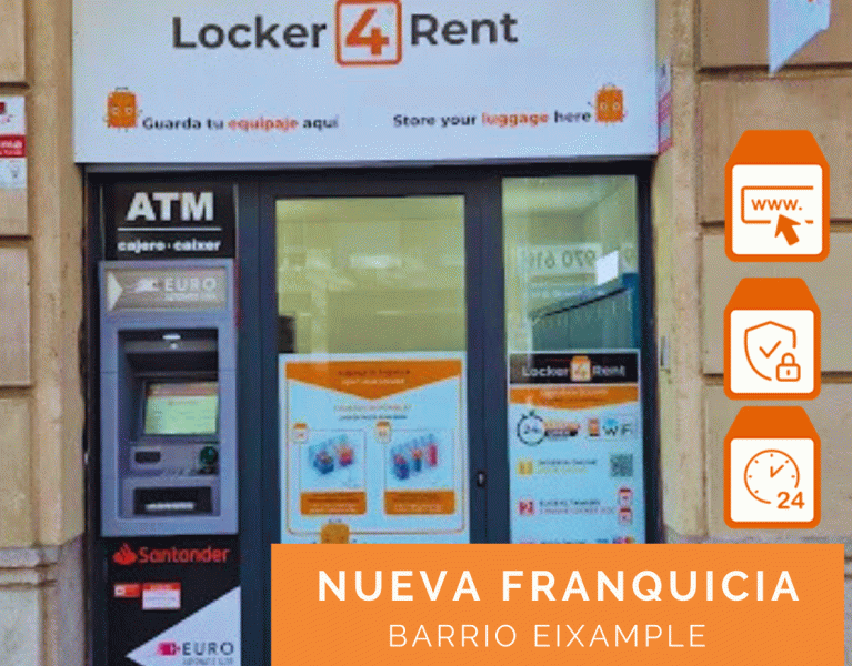 Nueva franquicia LOCKER4RENT abre en Barcelona